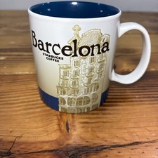 Starbucks Barcelona Spain Global Icon City Mug 16 oz 2015 New Unused Sticker picture