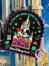 2026 Disney Parks Walt Disney World Dated Year Mickey Minnie Mouse Castle Magnet picture