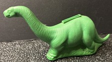 VTG 1960's Sinclair Oil Company Dino Dinosaur Plastic Bank Advertising w/Coins picture