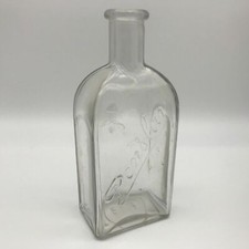 1900s PENSLAR HAIR TONIC Detroit MI Hand BIM Rolled Cork Top Clear Bottle P58 picture