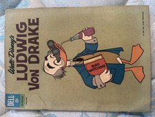 LUDWIG VON DRAKE #4 1962-WALT DISNEY-DELL COMICS-LAST FN/VF picture