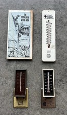 Vintage Tuscaloosa Alabama City Map And Obsolete Bank Thermometers picture