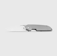 Kizer Varatas 3637A1 S35VN Drop Point Frame Lock Titanium Black Clip picture