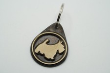 Vintage Scottish Terrier Dog Key Chain 6.5cm JB53 picture