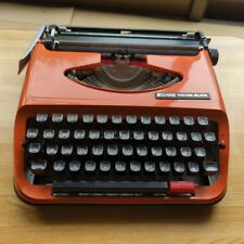 Brother Young Elite Typewriter Retolo Vintage Antique Orange Alphabetic Array JP picture