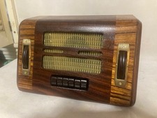 Vintage Deco 1938 General Electric Radio DG 60 Bluetooth Speaker Beautiful Wood picture