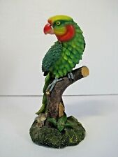 Colorful Cockatoo Sitting On The Tree Resin Figurine 6