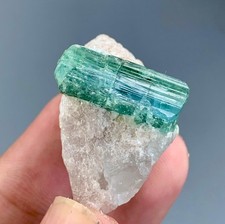 77 Carat Green and blue Tourmaline Crystal Specimen From Afghanistan picture