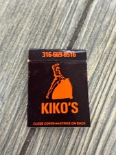 KIKO'S Mexican Restaurant Hutchinson KS Vintage Bullfighter Art Standard Size picture