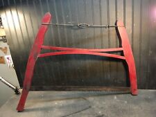 VINTAGE ANTIQUE CROSS CUT WOOD BUCK / BOW SAW  30in Barn Tool picture