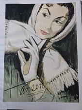 1958 Women's Hansen Cloudspun winter gloves Lucia Art Vintage fashion Ad  picture