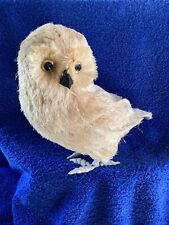 Vintage Handcrafted Owl, 10 Inches Tall, 9 Inches Long,  Beautiful Piece  picture