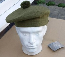 Scottish Tam O Shanter Hat Military Bonnet Highlander Tam Scott's Hat Wool Beret picture