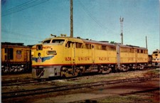 Postcard A 202, Union Pacific 1638, Cheyenne, Wyoming picture