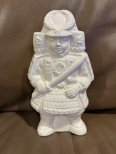 Vintage Gekkeikan Sake Ceramic Samurai Warrior Decanter Japanese Soldier picture