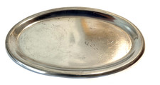 Vintage Dutch Pewter Oval Tray Royal Holland KMD Tiel 1950-60s 8x5 picture