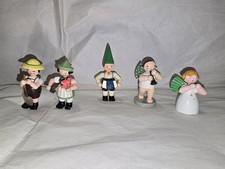 Vintage Erzgebirge / Wendt  Miniature Wooden Hand Painted Figures From Germany picture