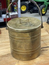 Vintage Bongusto Italy Brass Ice Bucket picture