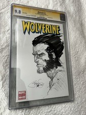 Wolverine#1 2010 SS CGC 9.8 Sketch By Peter Steigerwald picture