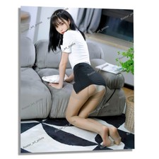 8x10 Cute Petite Asian Stewardess Glamor Pantyhose EXCLUSIVE Photo Print AS1013 picture