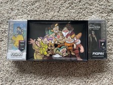 D23 Ultimate Fan Event Snow White And The Seven Dwarfs Fig Pin Set Le 500 2024 picture