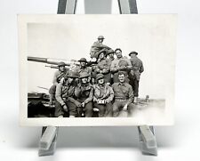 1942 WW2 Photo U.S. Gun Artillery Crew picture