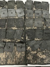 (10 Pack) USGI ACU 6 Magazine Bandoleer MOLLE II Mag Ammunition Pouch Military picture