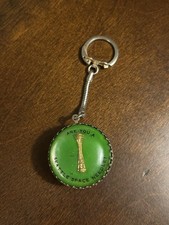 Vintage 60-70s Dome Seattle Space Needle Keychain -You Bet Your Sweet Apple I Am picture