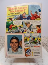 1953 Dell Walt Disney's Comic Yogi Berra NY Yankees Baseball Photo Wheaties picture