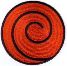 NARUTO RED SPIRAL PATCH - 3.5 inch - NARUT04 picture