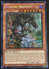 YuGiOh - Danger Bigfoot - MP25-EN140 - Prismatic Secret Rare - NM/M picture