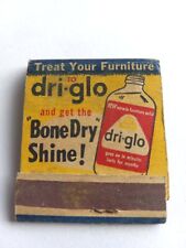 Dri-glo o'cedar Furniture Polish Bone Dry Shine  Matchbook picture