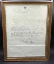 1960 Richard Nixon JFK Presidential Campaign Letter Autopen VP Election Framed picture