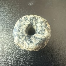 Mayan Jade Bead Hand Drilled - Late Classic Period ca. 500-950 AD picture