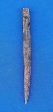Old 9” Wood Marlin Sailor’s Hand Carved Spike Splicer Nautical Rope Fid Tool picture