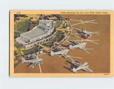 Postcard Dallas Municipal Air Port Love Field Dallas Texas USA picture