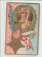 1911 Embossed Patriotic Postcard: To My Comrade Grand Army of the Republic Medal picture