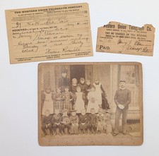 Theodore Roosevelt 1898 telegram to fellow Rough Rider Spanish American War picture