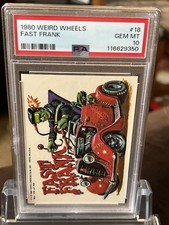 1980 Topps Weird Wheels - Fast Frank Card #18 PSA GEM MT 10🔥POP 4🔥 picture
