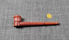 Top Quality Rosewood Wood Smoking Pipe - Hand Carved - 6 inch picture