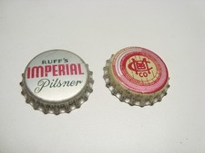 Circa 1950s Marathon Brewing Cork Crowns (2), Ruff Imperial and Marathon Beer picture