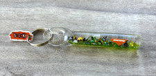 Vintage 90's Nickelodeon SNICK Glitter Keychain picture