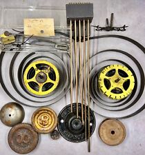 Large Lot Vintage Chime Rods, Mainsprings, Repair Replacement Parts Seth Thomas picture