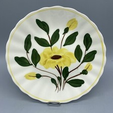 VTG Yellow Nocturne Pattern Bread/Dessert Plate Blue Ridge Southern Potteries (C picture