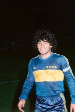 Diego Maradona Argentina Football Old Photo Playing For Boca Juniors 1981 10 picture