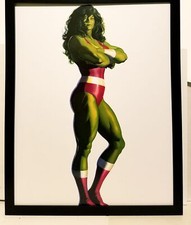 Savage She-Hulk Timeless by Alex Ross FRAMED 11x14 Art Print Marvel Comics Poste picture