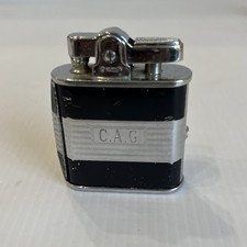 Vintage Ronson Princess Art Deco Pocket Lighter Personalized C.A.G picture