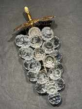 Vintage Swarovski Crystal Hand-Cut 23 Grapes Bunch 6.5 Inches Long Exc. Cond.   picture