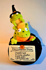 Hallmark Halloween Tremblin Toads Witch Cauldron Stew Plush Animated Singing picture