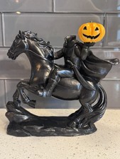Sleepy Hollow Headless Horseman Ichibad Crane  Statue Collectible Decor picture